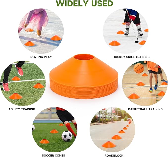 35 PCS Agility Soccer Cones for Training