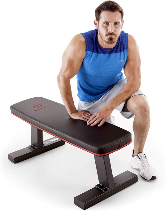 Marcy Flat Utility Weight Bench for Home Gym