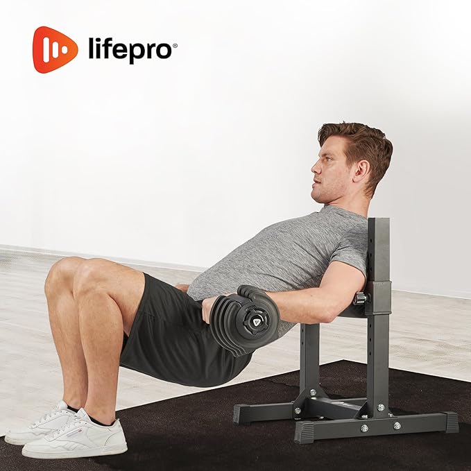 Lifepro Bulgarian Split Squat Stand Max- Durable 7 Adjustable
