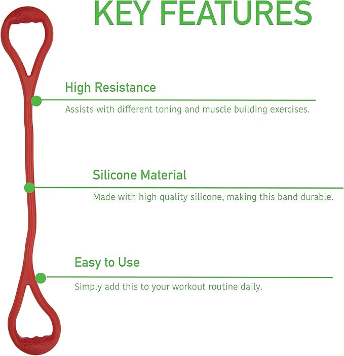 Mind Reader YCHEX-RED Resistance Band