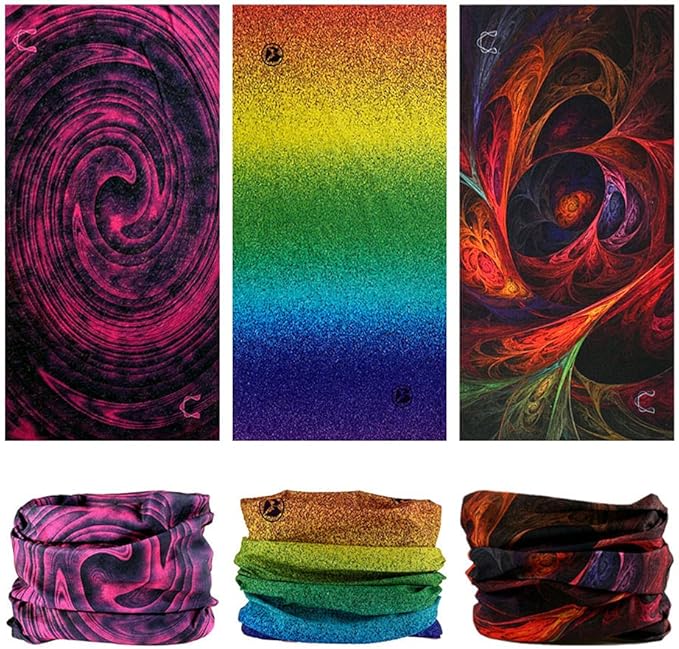 Headband Neck Gaiter Head Wrap Headwear Face Mask Magic Scarf Bandana for Men and Women