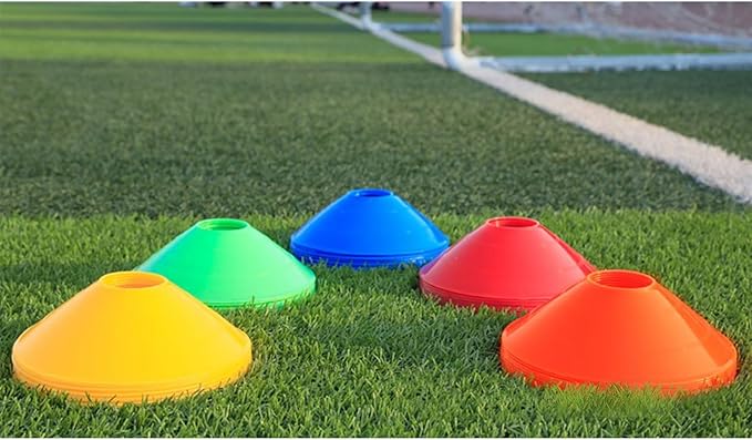 20 Pcs Soccer Cones for Training，Heavy-Duty Sports Cones Adult(5 Colors)