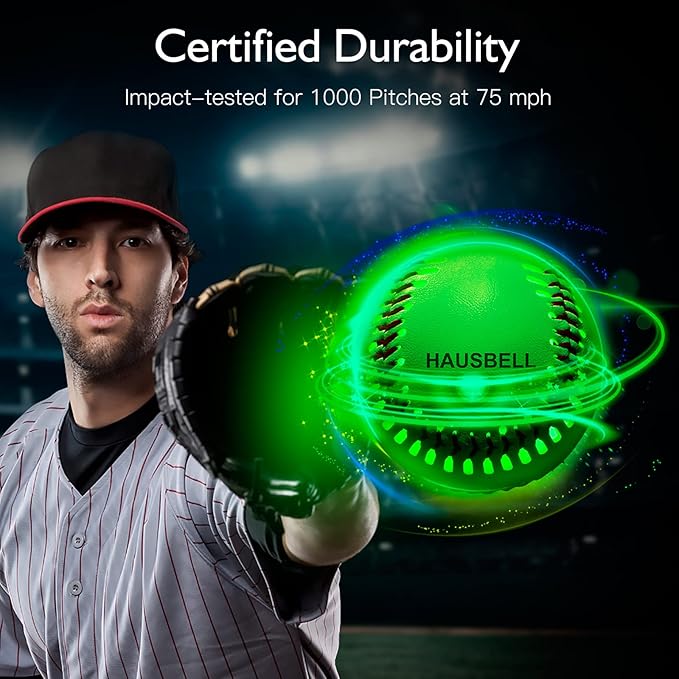 HAUSBELL Light Up Baseball 6 Changing