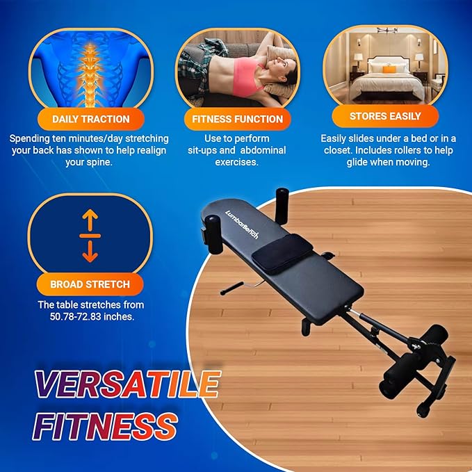 Lumbar Decompression Table By Lumbar Bench - Horizontal 300/330 lbs.