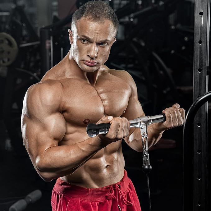 A2ZCARE LAT Pull Down Cable Machine Attachment - Cable Machine Accessories for Home Gym with Multi Option