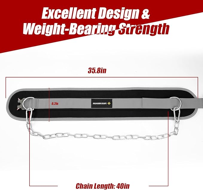 MANUEKLEAR Quick Locking Dip Belt 40 inchs