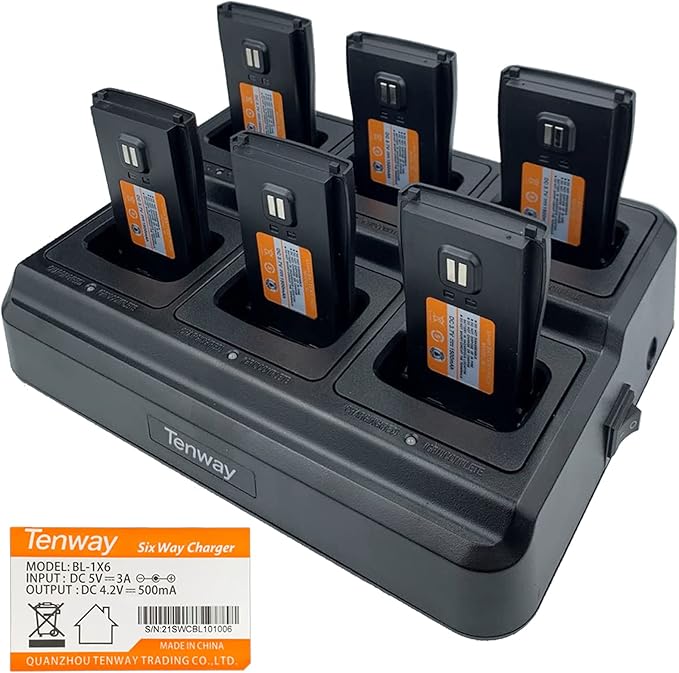 6Pack TW-888S Two Way Radio for Adult Long 6 Way