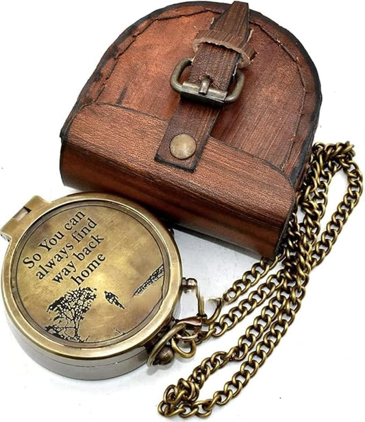 Military Compass for Hiking and Survival- Waterproof Brass 2 inch
