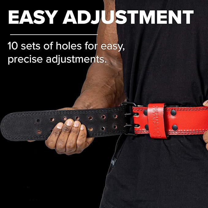 7mm Leather Weight Lifting Belt (IPF 4" to 2â€ Tapered