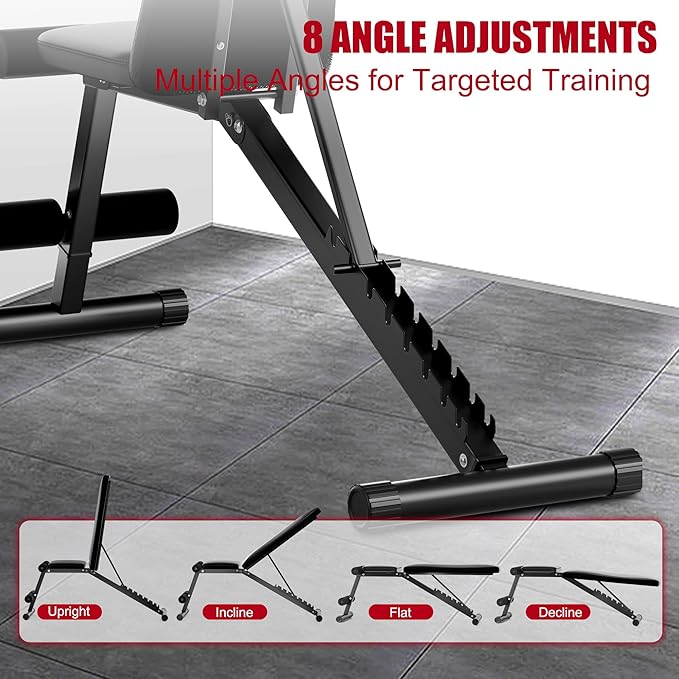 Adjustable Weight Bench Press for Home Gym Workout 700 LB