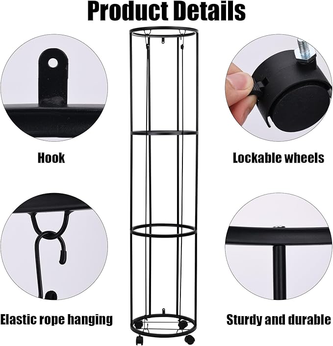 3-Layer Garage Vertical Ball Rack