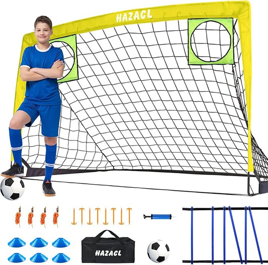 Kids Soccer Goal for Backyard 9x5 FT