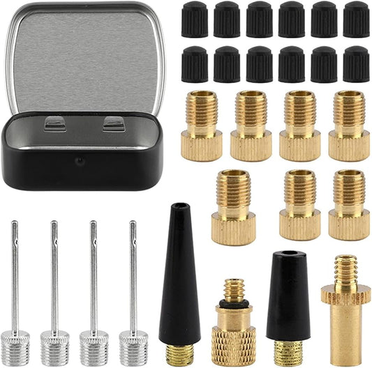 27pcs Presta Valve Adaptor Kits