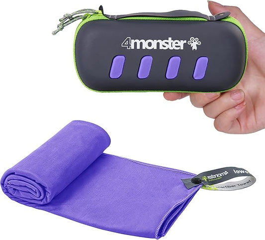 4Monster Camping Towel Super Absorbent-Quick Dry Microfiber Towel