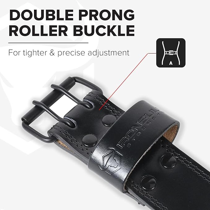 7mm Leather Weight Lifting Belt (IPF 4" to 2â€ Tapered