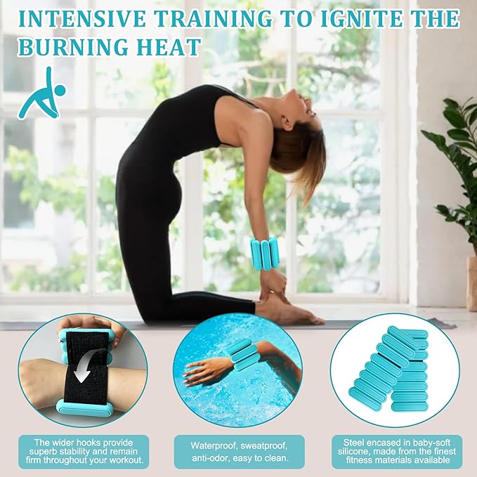 Adjustable Ankle Weights for Women Men Kids Wrist