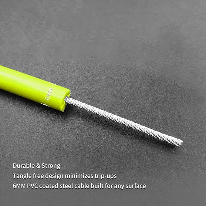 Hererope Adjustable Jump ropes for Fitness，1/4lb Weighted Jump Rope for Men & Women, Skipping Rope with Comfortable & Ergonomic Grip, Built for Cardio, Gym & Home Workouts, Boxing, Crossfit Exercise