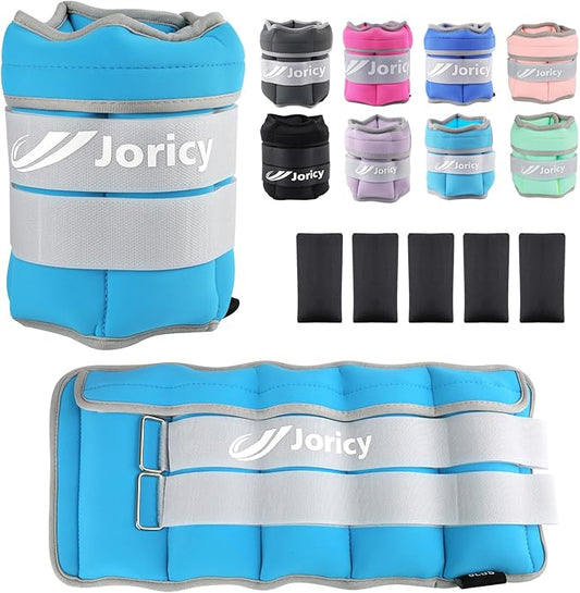 Adjustable Ankle Weights for Women Men Kids 1/2/3/4/5/6/8/10/12/20 1 Pair