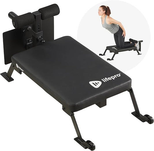Lifepro Nordic Curl Workout Bench - Home Gym 1" & 2" Olympic