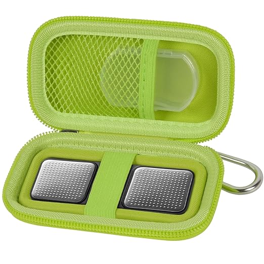 Heart Rate Monitor Case for AliveCor for KardiaMobile 1L 6L Personal EKG Monitor Storage Holder Fits for Cardiac Mobile Portable Heart Rate Monitor Bag Organizer (Pill Box Included) Green