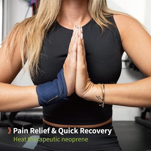Adjustable Wrist Brace - for Joint Pain, Arthritis, Sprains, Strains, Instability, Gym, Sports, Golf, Tennis, Basketball - Adjustable Compression - One Size – fits left or right hand