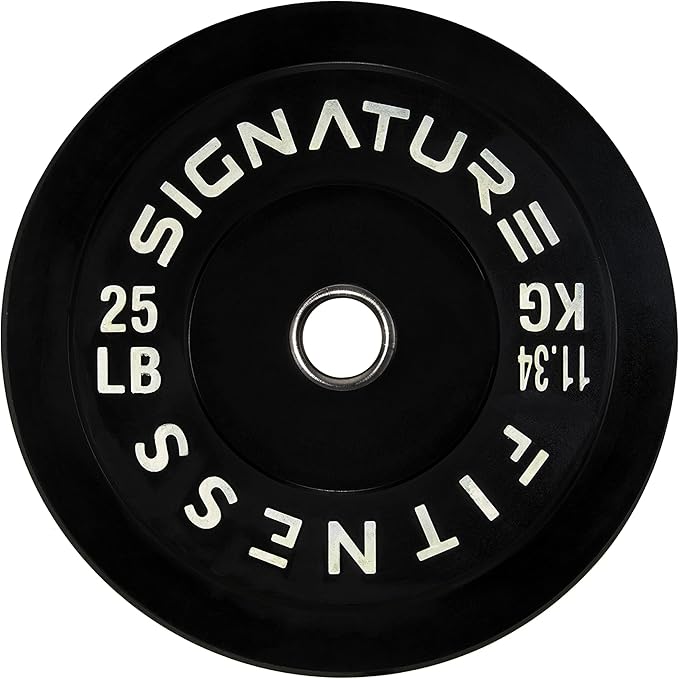 Signature Fitness 2" Olympic Bumper Plate Weight Plates