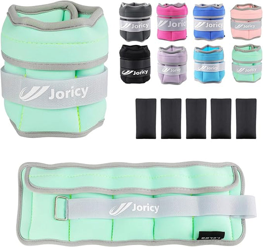 Adjustable Ankle Weights for Women Men Kids 1/2/3/4/5/6/8/10/12/20 1 Pair