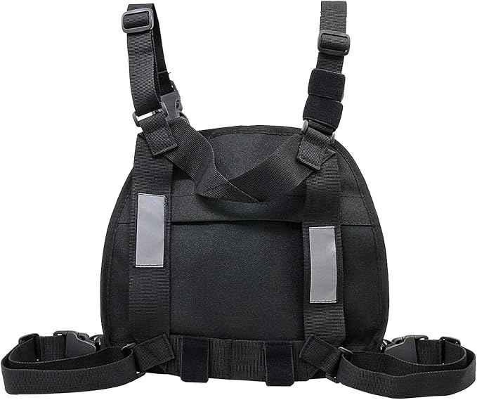 abcGoodefg Radio Chest Harness Chest Front Pack Pouch