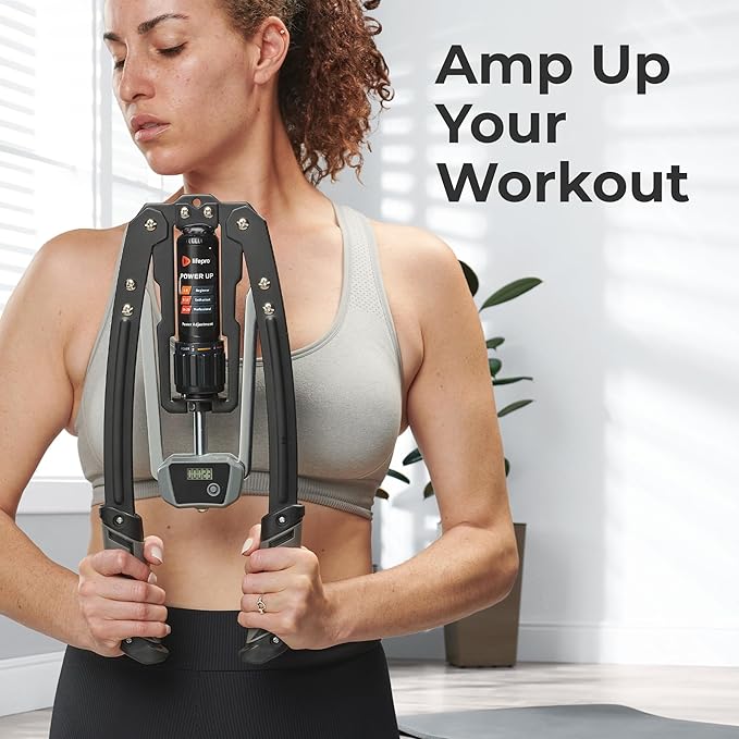 Lifepro Arm Exercise Hydraulic Power Twister Arm and 22-440lbs, Bicep