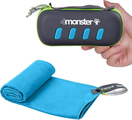4Monster Camping Towel Super Absorbent-Quick Dry Microfiber Towel