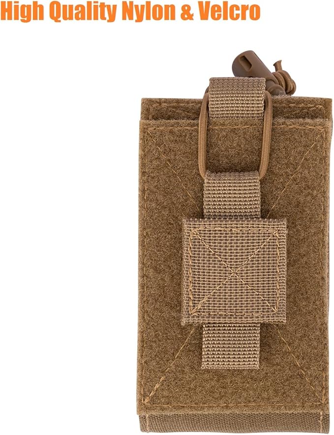Adjustable Radio Pouch MOLLE Radio Holder for Tactical 5.56mm 7.62mm 7.62mm Magazine