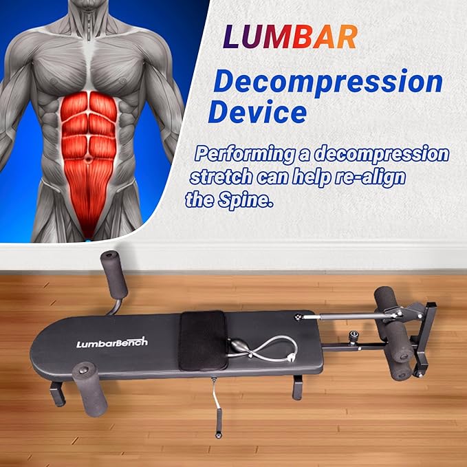 Lumbar Decompression Table By Lumbar Bench - Horizontal 300/330 lbs.