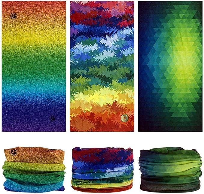 Headband Neck Gaiter Head Wrap Headwear Face Mask Magic Scarf Bandana for Men and Women