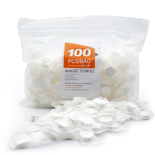 Mini Compressed Towels are Expandable Towels Reusable(100Pcs )