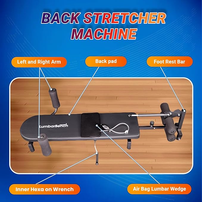 Lumbar Decompression Table By Lumbar Bench - Horizontal 300/330 lbs.