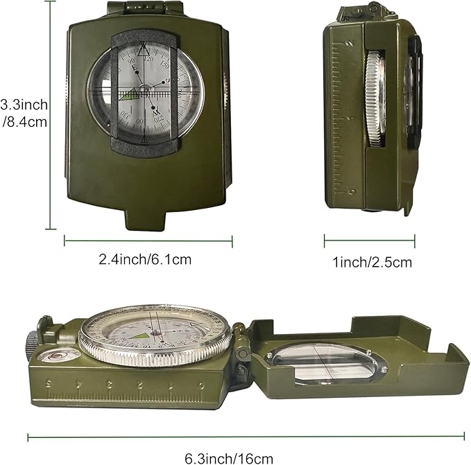 Military Compass, JYEASTZ Compass Military Grade for Hiking