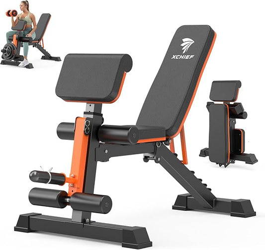 Adjustable Weight Bench - 1000 LBS Heavy Duty