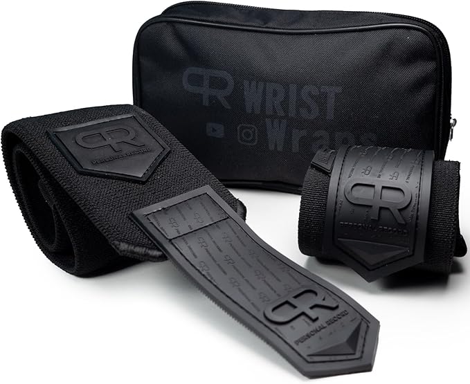 Heavy Duty Premium Wrist Wraps, More Elasticity, Reinforced Stitching, Extra Wide Strap, Strong Thumb Loop, Larry Wheels Weightlifting Wraps