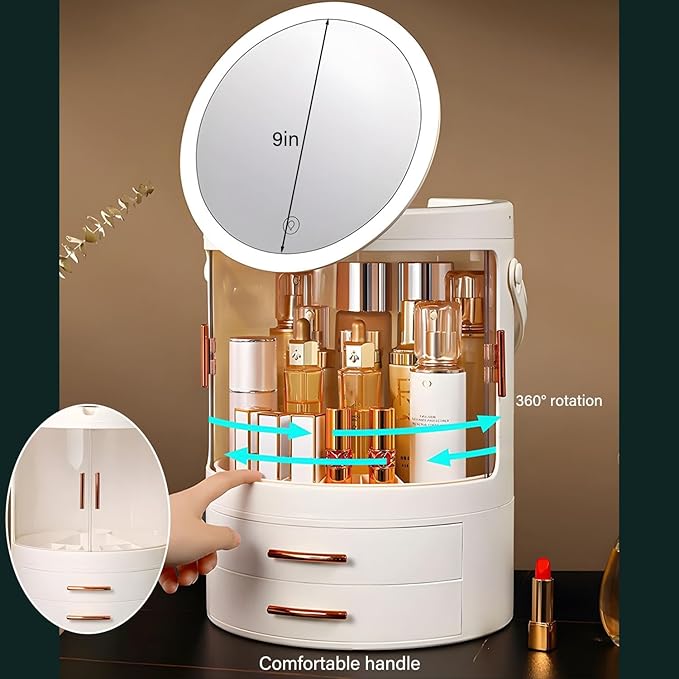 Makeup Organizer, Skincare Organizers, Rotating Makeup Organizer, Cosmetic
