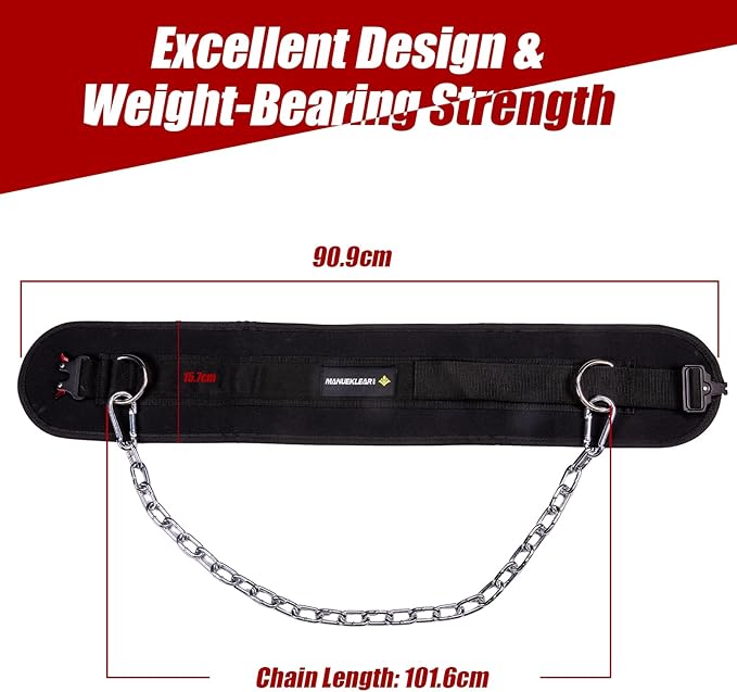 MANUEKLEAR Quick Locking Dip Belt 40 inchs