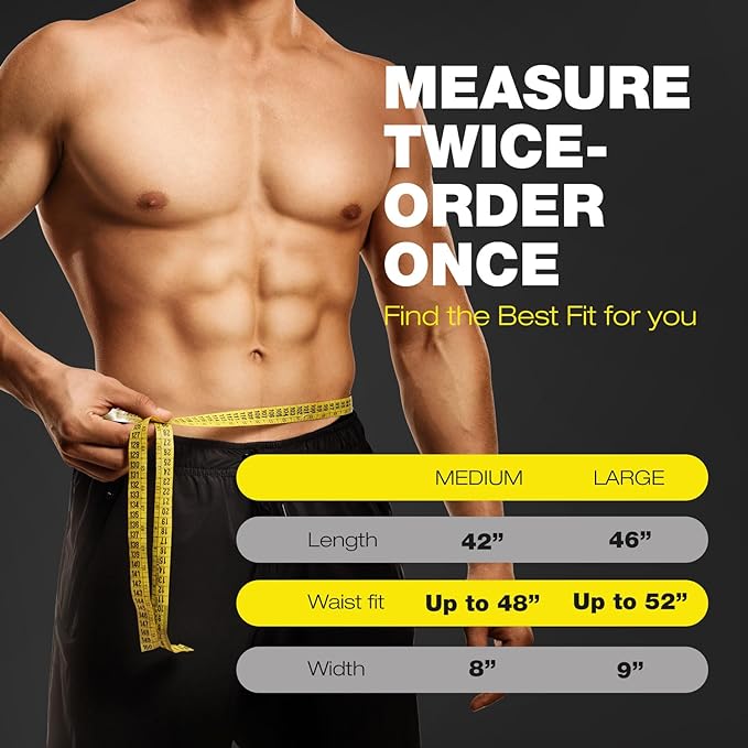 ActiveGear Premium Waist Trimmer & Trainer Belt for Men and Women - Sweat-Enhancing Slimming Wrap for Stomach, Adjustable Fit
