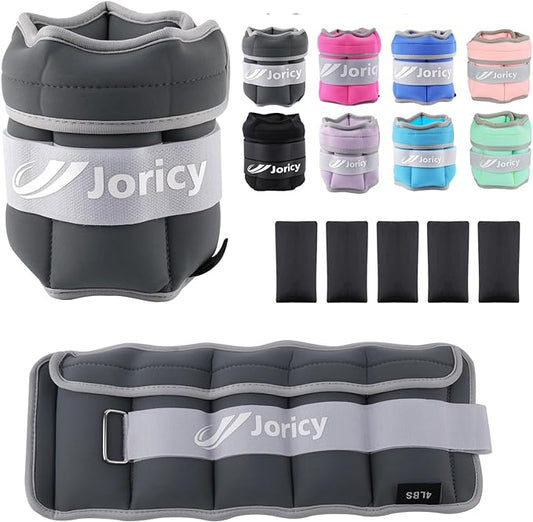 Adjustable Ankle Weights for Women Men Kids 1/2/3/4/5/6/8/10/12/20 1 Pair