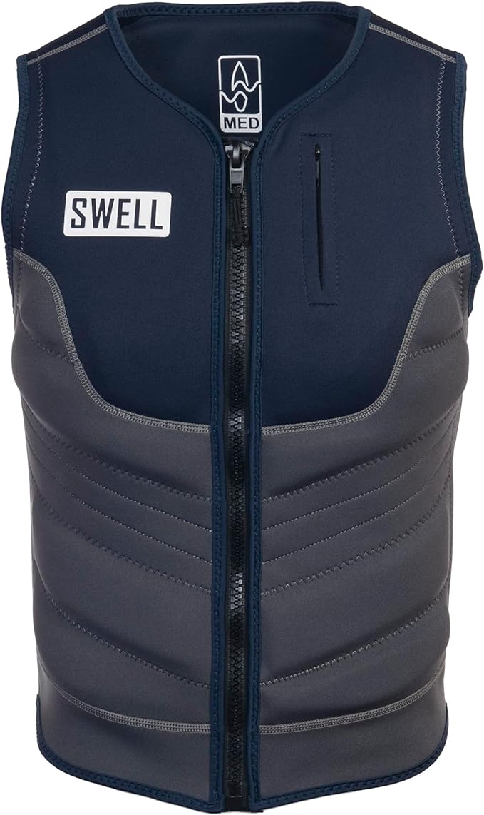Mens Neoprene Wakesurf Comp Vest - Designed Exclusively for Wake Surfing, but Great for All Other Watersports Activities!