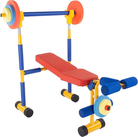 Hey! Play! Kids Weight Bench Set - Toddler 3 and