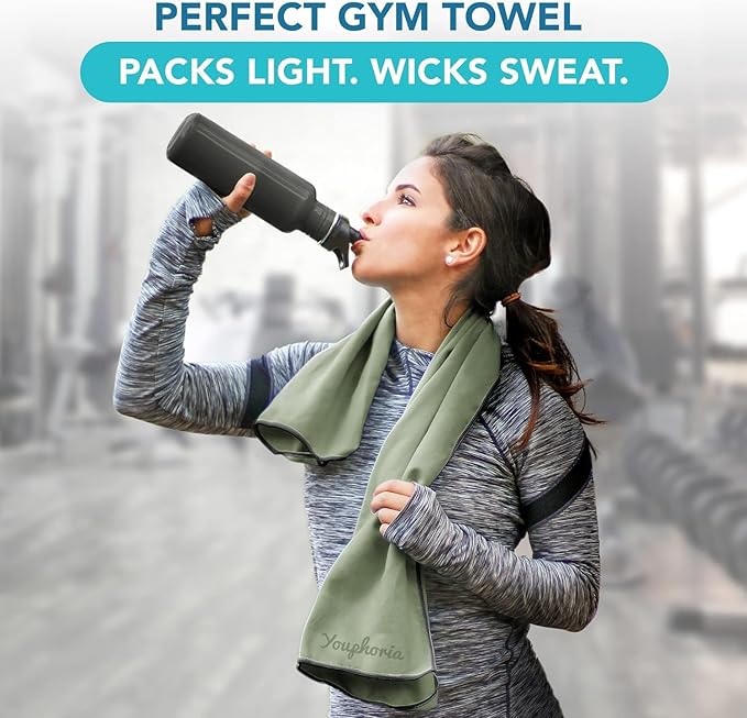 Youphoria Microfiber Travel Towel Fast Drying Lightweight -