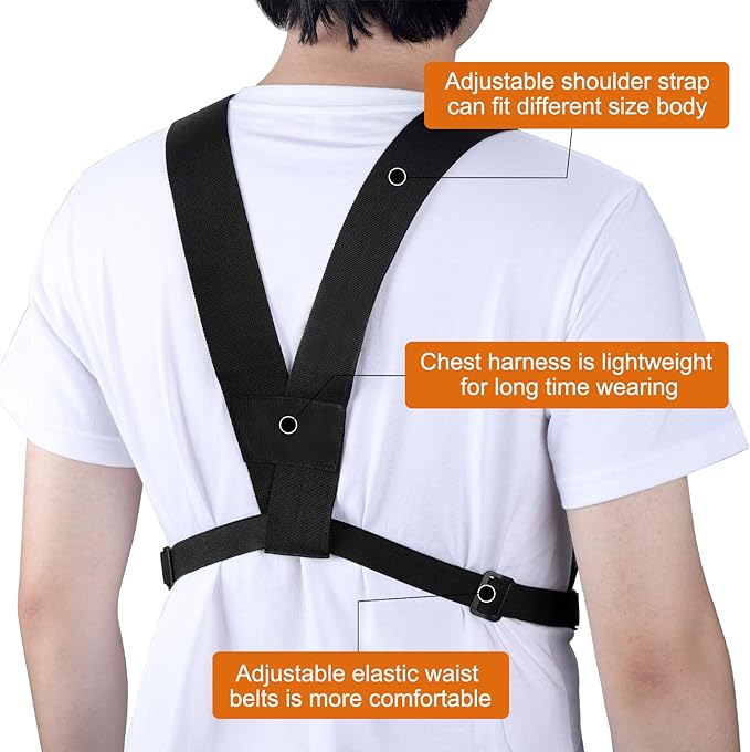 abcGoodefg Radio Chest Harness Chest Front Pack Pouch