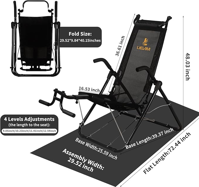 Abdominal Exerciser Chair for Home Gym