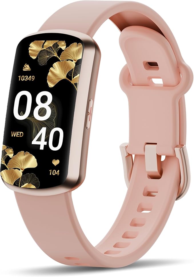 Health Fitness Tracker with 24/7 Heart Rate and Blood Pressure, Smart Watch with Blood Oxygen Monitor, 120+ Sport Mode, Sleep Tracking Waterproof Activity Tracker for Women Men