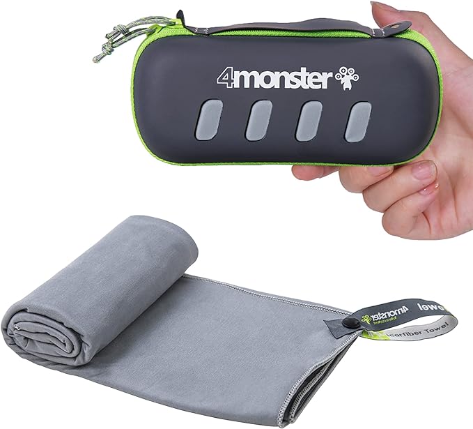 4Monster Camping Towel Super Absorbent-Quick Dry Microfiber Towel