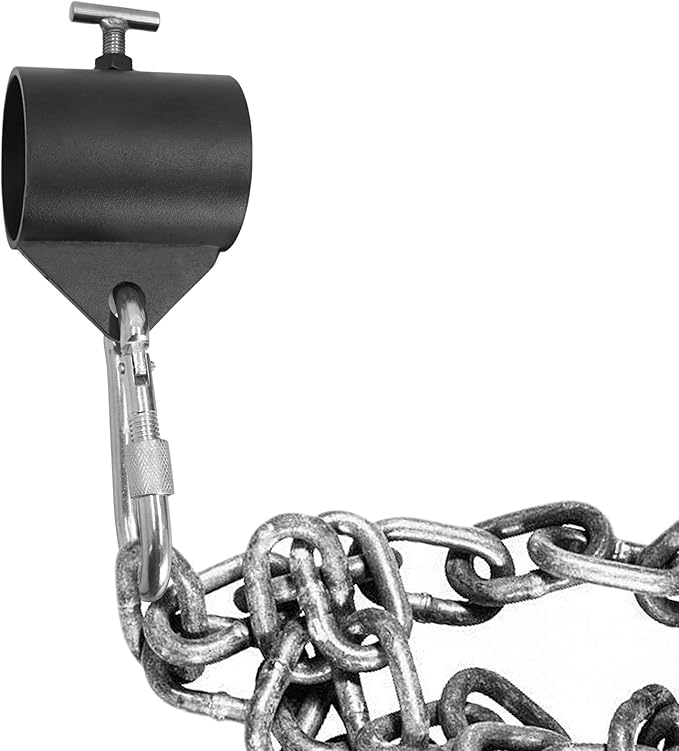 Luwint Mini Barbell Jack/Chain Collars with Loop